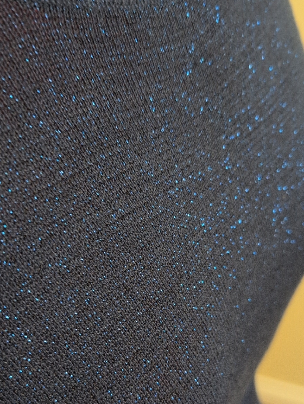Joe Fresh | Women's Navy Sparkle Knit Sweater - Picture 5 of 13
